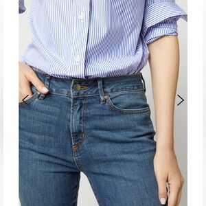 ANN MASHBURN Blue Straight Leg Jeans